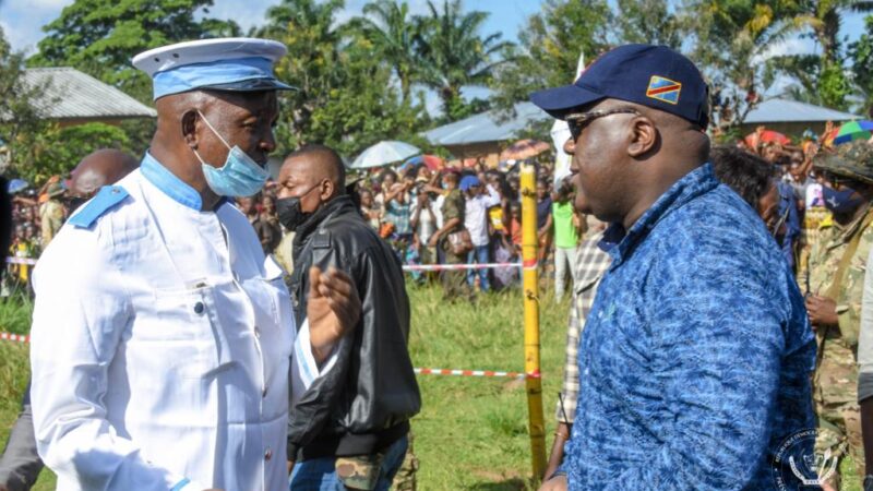 Kasaï oriental : l’administrateur du territoire de Kabeya Kamwanga présente les difficultés de son entité à Félix Tshisekedi