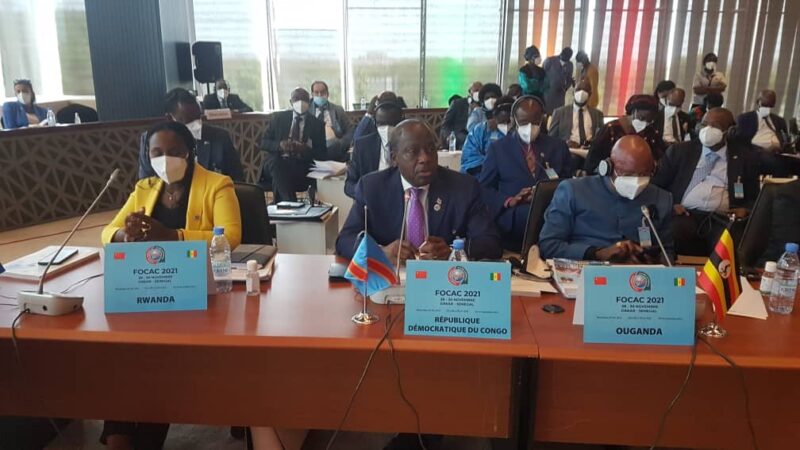 Affaires étrangères :  à Dakar, Christophe Lutundula promet l’implication de la RDC dans la mise en oeuvre de la coopération Chine-Afrique