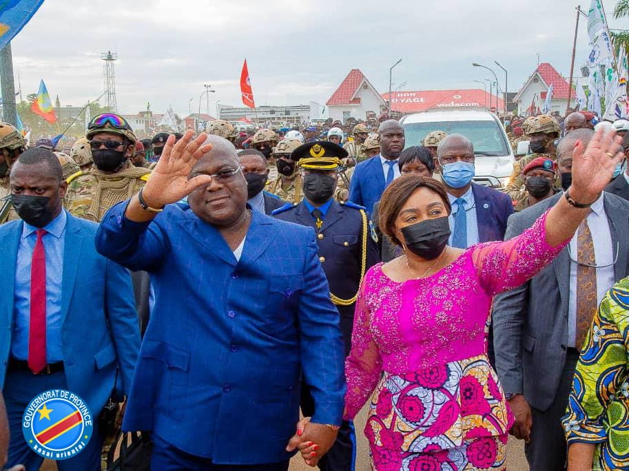 Kasaï oriental : Félix Tshisekedi sort l&rsquo;aéroport de Mbujimayi