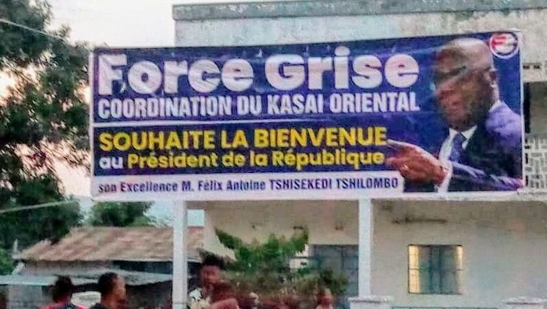 Kasaï oriental : l’association sociopolitique  « Force Grise » souhaite la bienvenue à Félix Tshisekedi