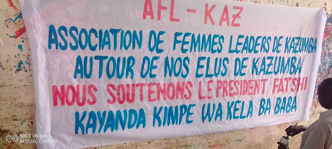 Kasaï Central: des femmes leaders de Kazumba mobilisent pour un accueil délirant à Félix Tshisekedi