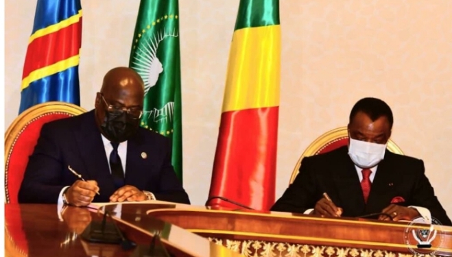 RDC : Félix Tshisekedi a conclu un accord sur la collaboration énergétique à Brazzaville
