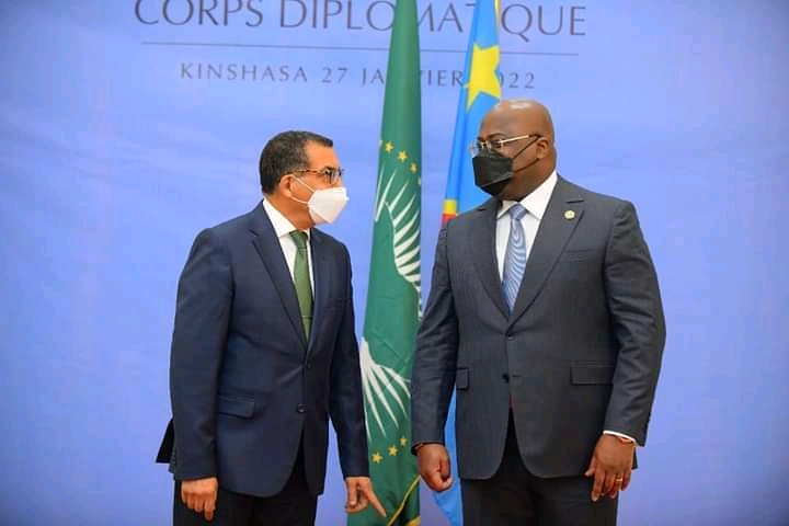 RDC: le président Félix Tshisekedi a échangé des voeux avec le corps diplomatique