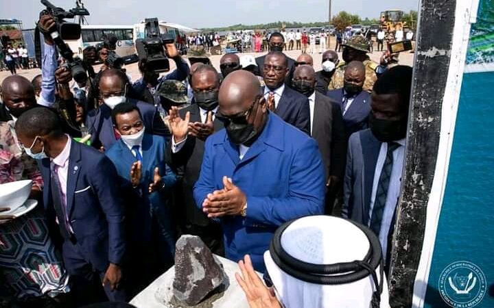 RDC : Félix Tshisekedi a lancé les travaux de construction du port en eaux profondes de Banana