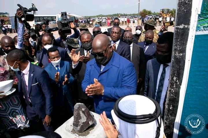 RDC : Félix Tshisekedi a lancé les travaux de construction du port en eaux profondes de Banana