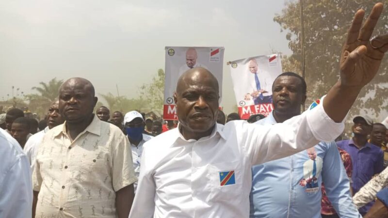 RDC: Martin Fayulu à Lisala accuse les autorités de diviser le pays