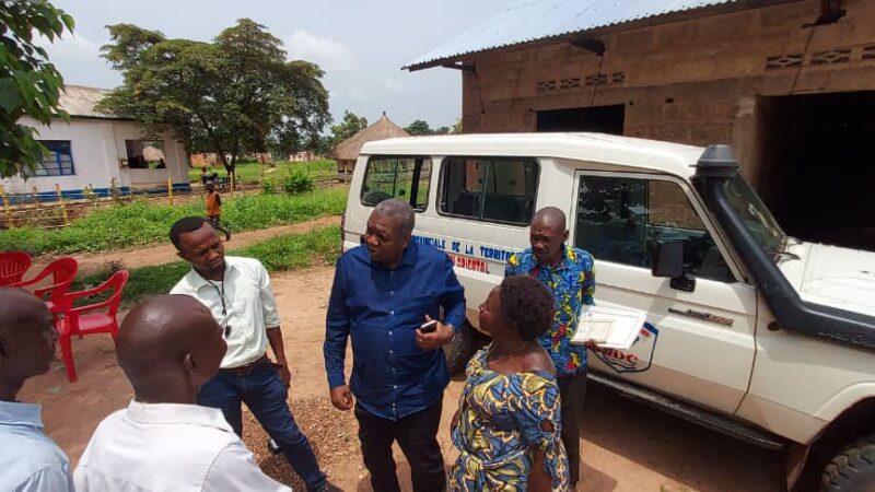 Kasaï oriental : en inspection dans le territoire de Lupatapata, Louis Adoula déplore la non traçabilité comptable dans le secteur de Kabala