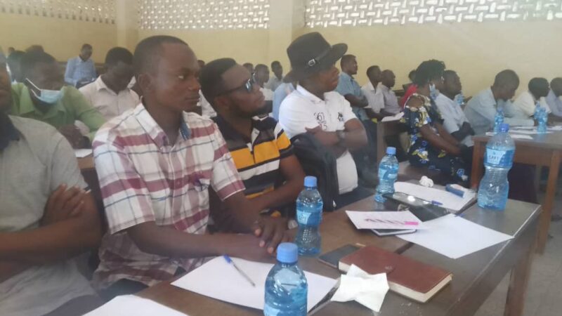 Kasaï oriental : projet Tufaulu pamoja, les jeunes leaders sensibilisés sur la paix, la sécurité et la loi électorale