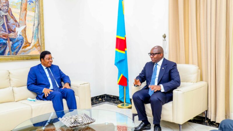 RDC : tête-à-tête entre  Jean Michel Sama et son homologue tanzanien Kassim Majaliwa