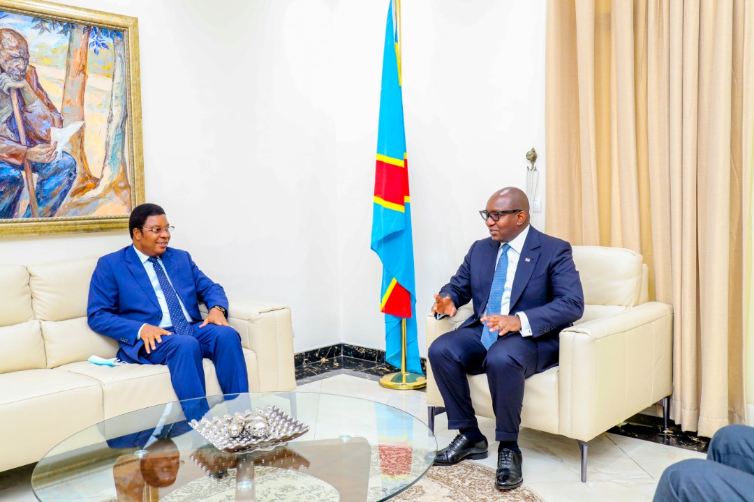 RDC : tête-à-tête entre  Jean Michel Sama et son homologue tanzanien Kassim Majaliwa
