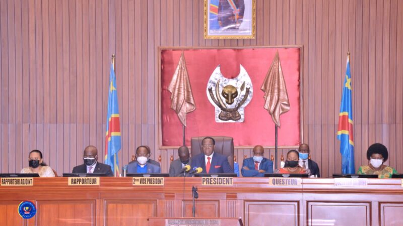 RDC-sénat : ouverture de la session parlementaire de mars, Bahati Lukwebo appelle le gouvernement aux efforts pour l’exécution du budget 2022
