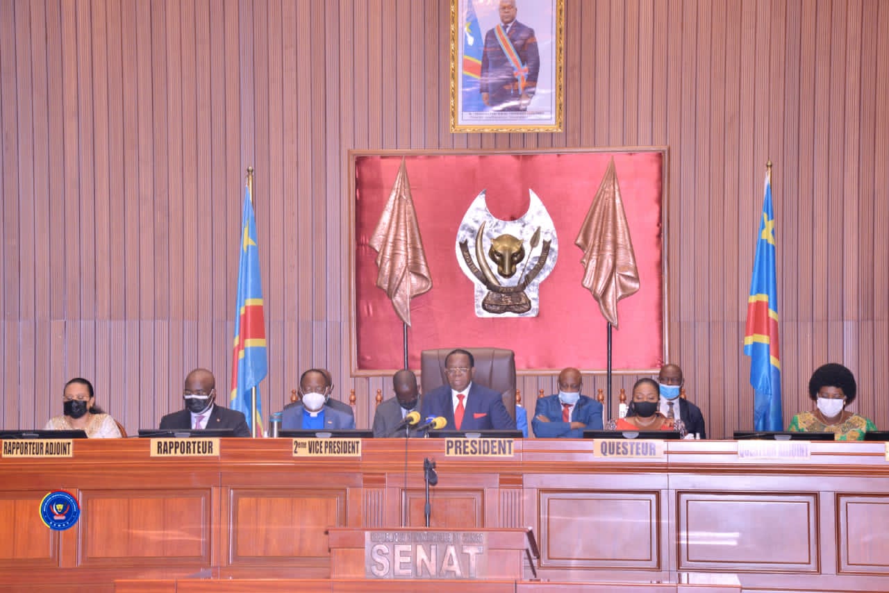 RDC-sénat : ouverture de la session parlementaire de mars, Bahati Lukwebo appelle le gouvernement aux efforts pour l’exécution du budget 2022