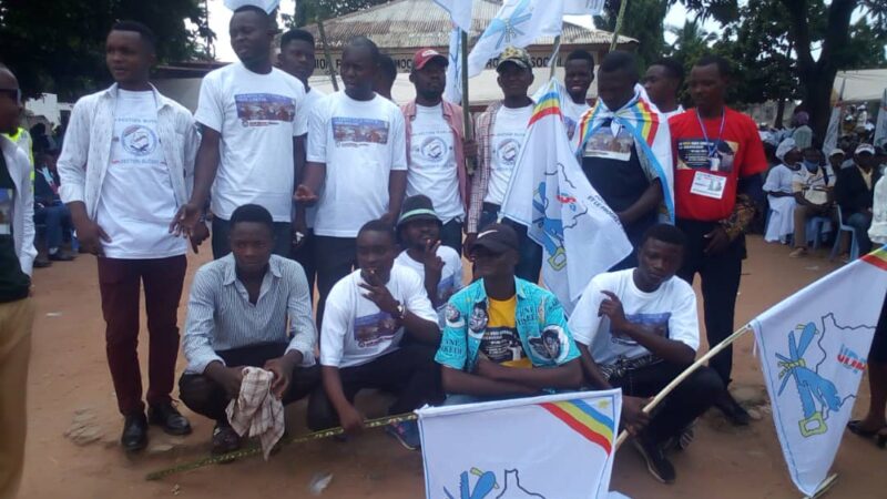 Kasaï oriental : les jeunes de l’UDPS section de la Muya soutiennent le candidat gouverneur Mathias Kabeya Matshi Abidi