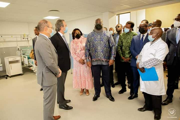 Haut-Katanga : Félix Tshisekedi visite  l&rsquo;hôpital Jason Sendwe à Lubumbashi