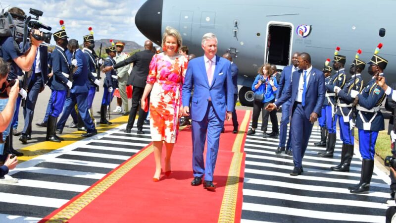 Haut-Katanga : le couple royal belge est arrivé à Lubumbashi