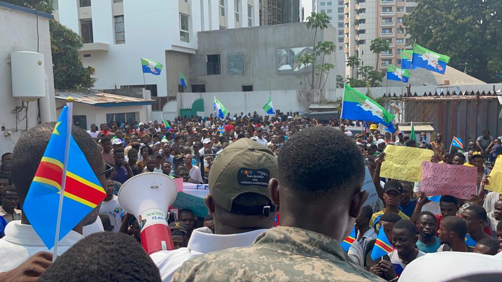RDC : marche à Kinshasa, certains militants se sont affrontés