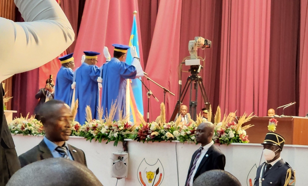 RDC : Tshisekedi prend acte du serment de trois nouveaux juges de la cour constitutionnelle