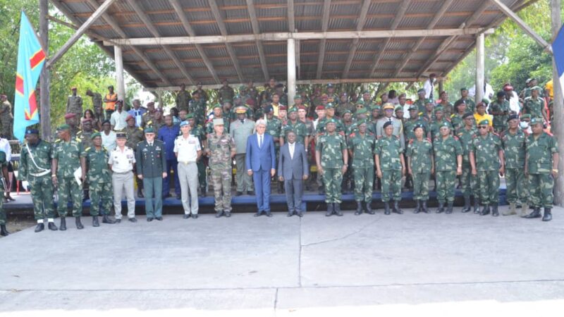 RDC :  fin de la formation des militaires  FARDC du deuxième bataillon de combat en jungle