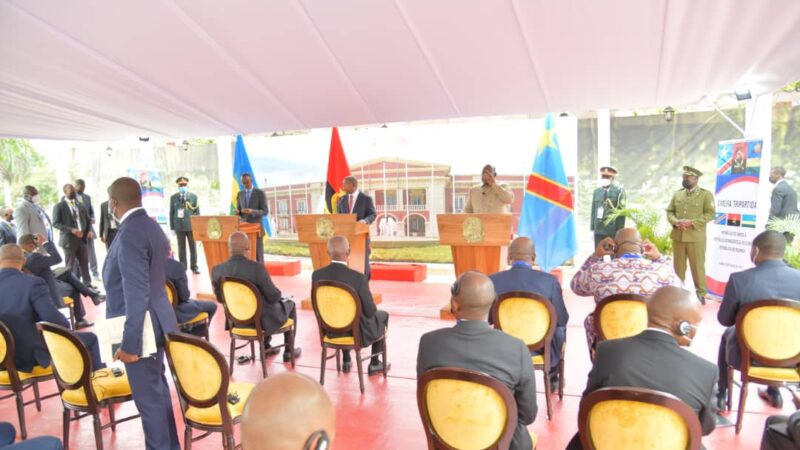 RDC-Kenya: le président Kenyan Uhuru Kenyatta salue le leadership du président Lourenço dans la crise diplomatique RDC-Rwanda