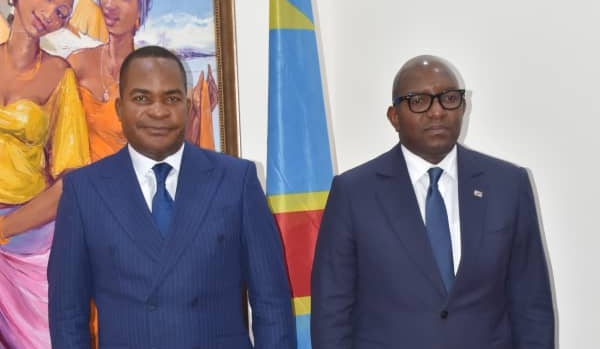 RDC : Sama Lukonde et Dieudonné Kamuleta échangent sur la collaboration entre la primature et la Cour constitutionnelle