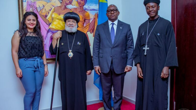 RDC : Sama Lukonde et la mission copte orthodoxe échangent sur le partenariat dans le secteur de la santé