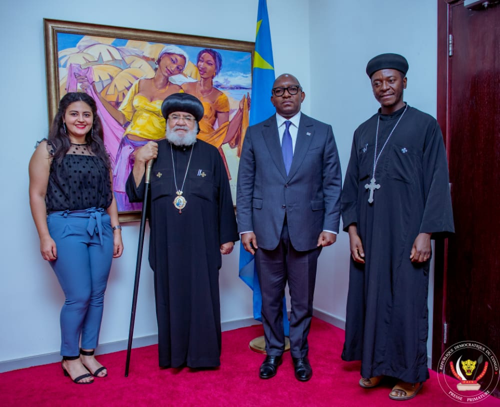 RDC : Sama Lukonde et la mission copte orthodoxe échangent sur le partenariat dans le secteur de la santé