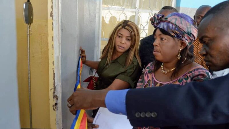 Kasaï oriental : la vice-Gouverneure Julie Kalenga a inauguré le  centre hospitalier Congo.Ju/RDC