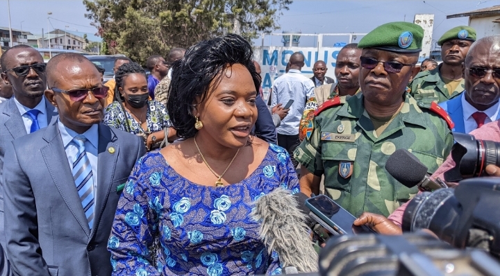 Nord-Kivu : la ministre du Travail Claudine Ndusi M’Kembe à Goma pour faire le suivi des interventions sous sa tutelle