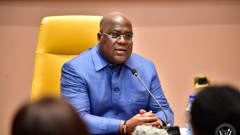 RDC: « Je n’ai aucun problème avec la critique du régime, de la gestion du pays, mais ne ment pas», Félix Tshisekedi