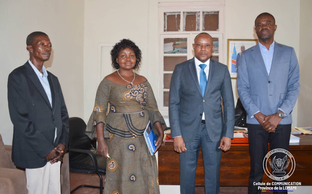 Lomami : le Vice-gouverneur reçoit le chef d’agence de la CNSSAP Lubumbashi en mission de vulgarisation