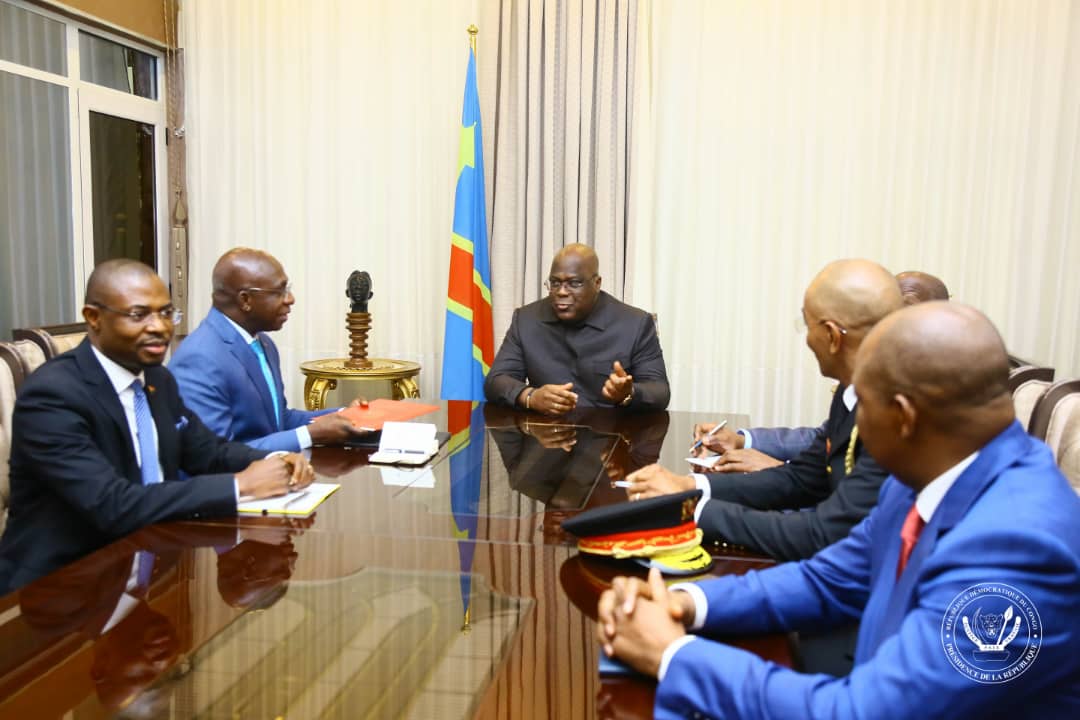 RDC: le responsable du mécanisme de vérification de la feuille de route de Luanda présenté à Félix Tshisekedi