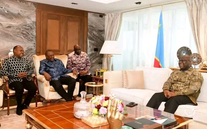 RDC: l’ancien président kenyan Uhuru Kenyatta a entamé les consultations à Kinshasa