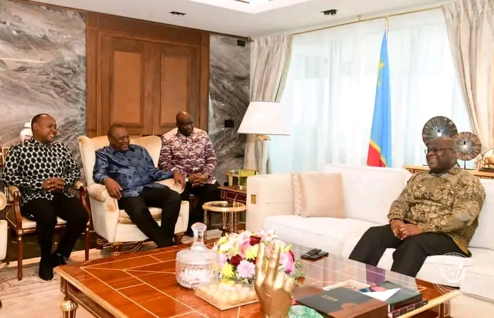 RDC: l’ancien président kenyan Uhuru Kenyatta a entamé les consultations à Kinshasa