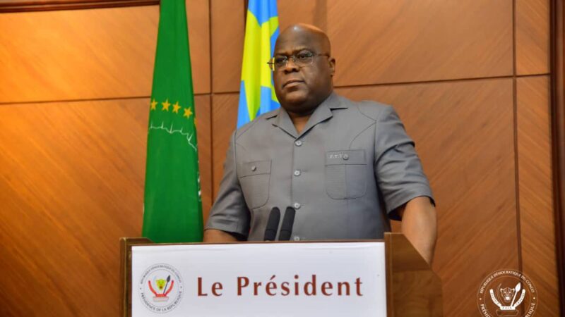 RDC: Félix Tshisekedi appelle à la mobilisation générale des Congolais face l’agression du pays