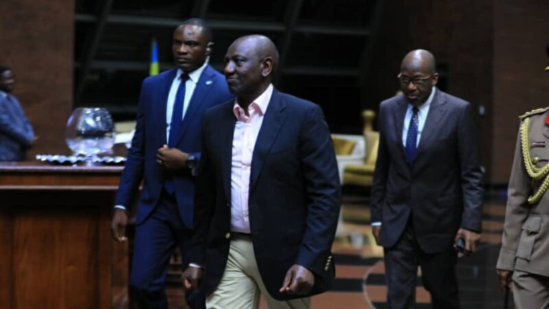 RDC: le président kenyan William Ruto à Kinshasa en visite officielle