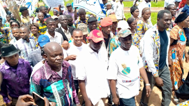 Kasaï oriental : la fédération de l’UDPS Mbujimayi a organisé la marche de soutien aux FARDC
