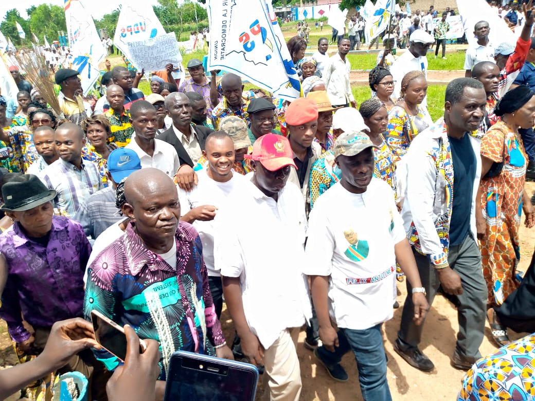 Kasaï oriental : la fédération de l’UDPS Mbujimayi a organisé la marche de soutien aux FARDC