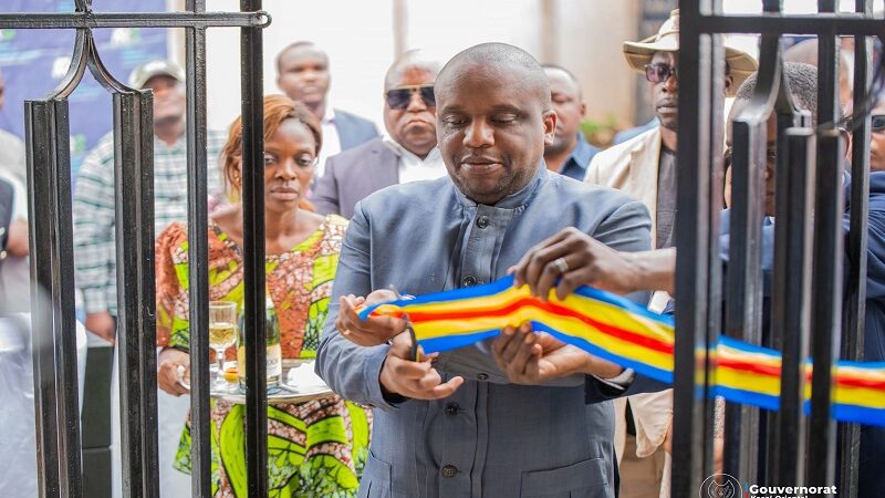 Kasaï oriental : le Gouverneur Patrick Mattias Kabeya inaugure le bureau du pool centre de l’Autorité de Régulation du secteur de l’Electricité à Mbujimayi