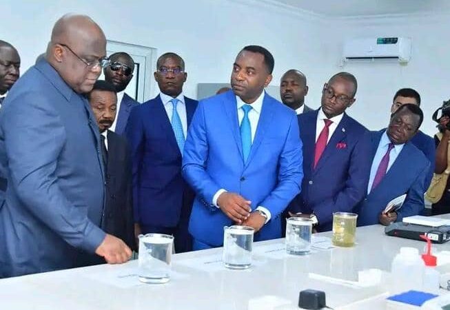 RDC: Félix Tshisekedi a inauguré l’usine de la Régie de distribution d’eau de Binza Ozone à Kinshasa