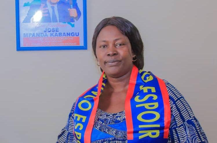 Kasaï oriental :  Christine Tshibuaya, fédérale de Congo Espoir, félicite José Mpanda  pour sa nomination au poste de ministre de l&rsquo;agriculture