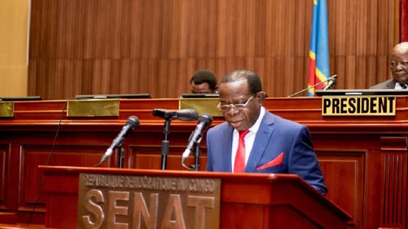 Sénat : à l’ouverture de la session de mars 2023, Modeste Bahati appelle le gouvernement à déposer en urgence la loi sur la répartition des sièges