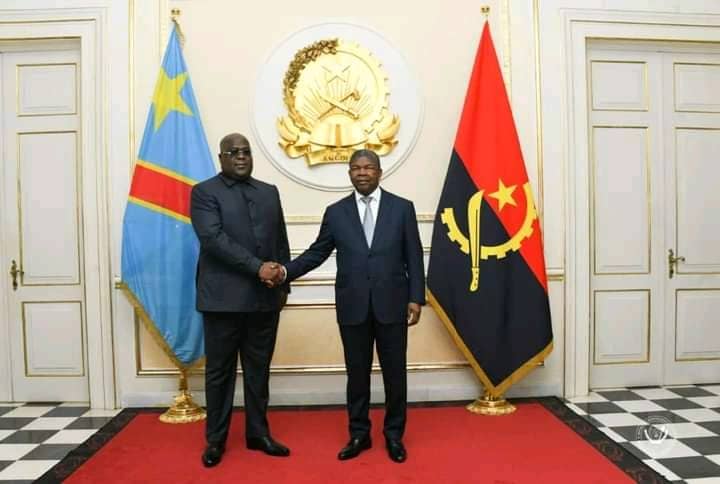 RDC-Angola: Tshisekedi et Lourenço passent en revue l’accord du cessez-le-feu et retrait du M23 à l’Est du pays