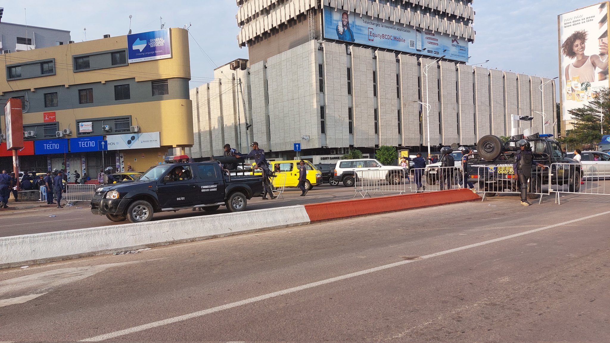 Kinshasa : le siège de la CENI placé sous haute sécurité, accès difficile à l’opposition