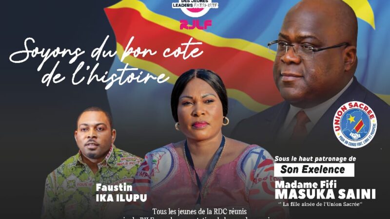 Kinshasa : Faustin Ika Ilupu en matinée politique ce samedi à YMCA avec les jeunes du RJLF