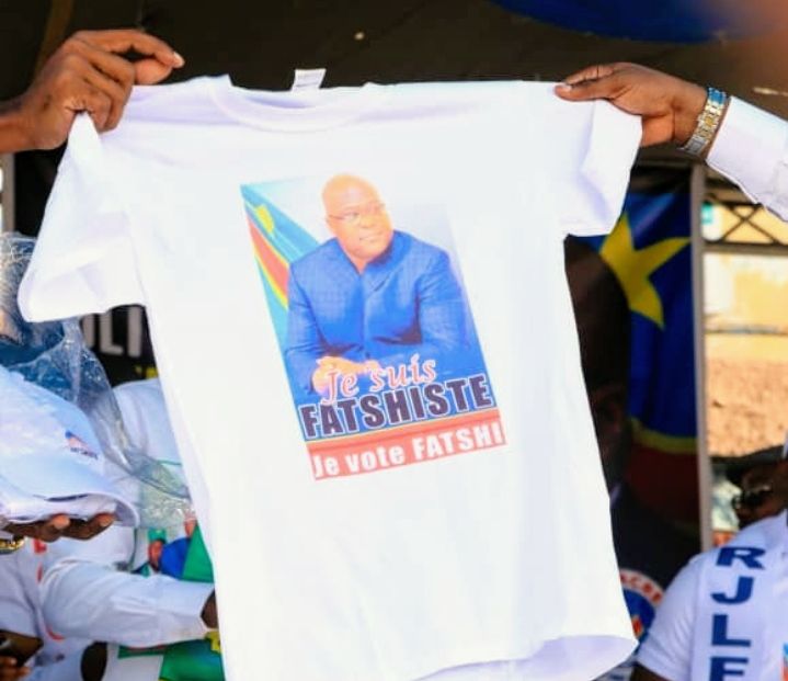 Présidentielle 2023: le RJLF soutient  Félix Tshisekedi avec un conteneur des polos et képis de campagne dans le projet « Fatshi power»