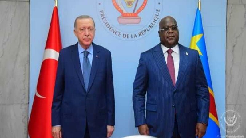 RDC: Félix Tshisekedi félicite Tayyip Erdogan pour sa réélection