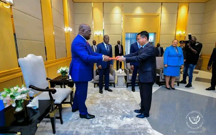 RDC: Félix Tshisekedi reçoit quatre lettres de créance des ambassadeurs extraordinaires et plénipotentiaires