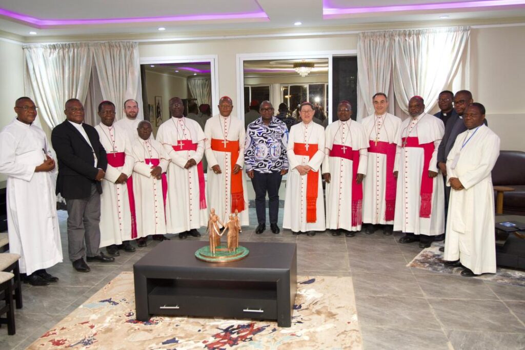 Haut-Katanga : après échange avec le Cardinal Luis Antonio, Sama Lukonde rassure que le ciel est bleu entre l&rsquo;église catholique et le gouvernement