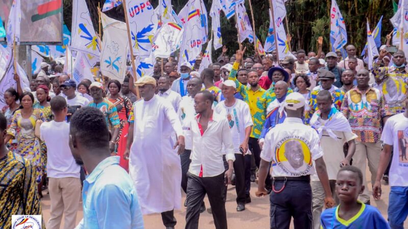 Kasaï oriental : l’UDPS reporte la marche contre le Gouverneur à mardi 27 juin pour préparer l’accueil du Président Tshisekedi