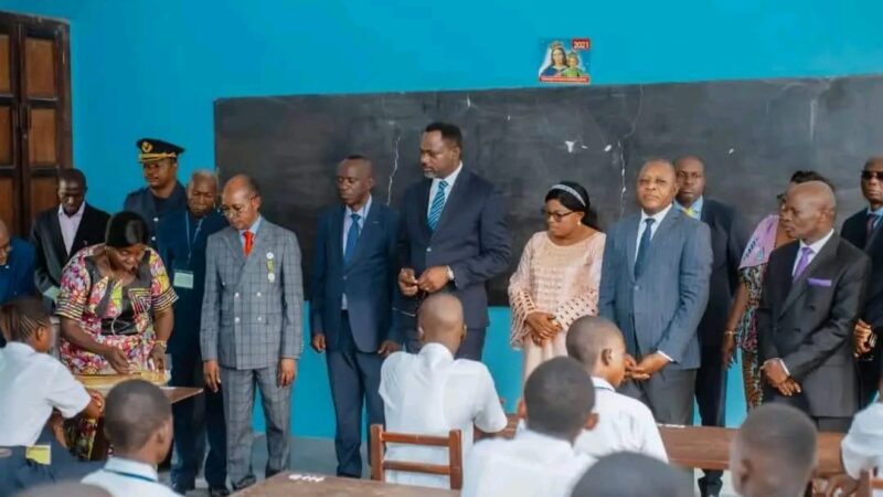 RDC- Kasaï oriental : Tony Mwaba lance officiellement la 57ème Édition de l’Examen d’Etat 2023 à Katanda